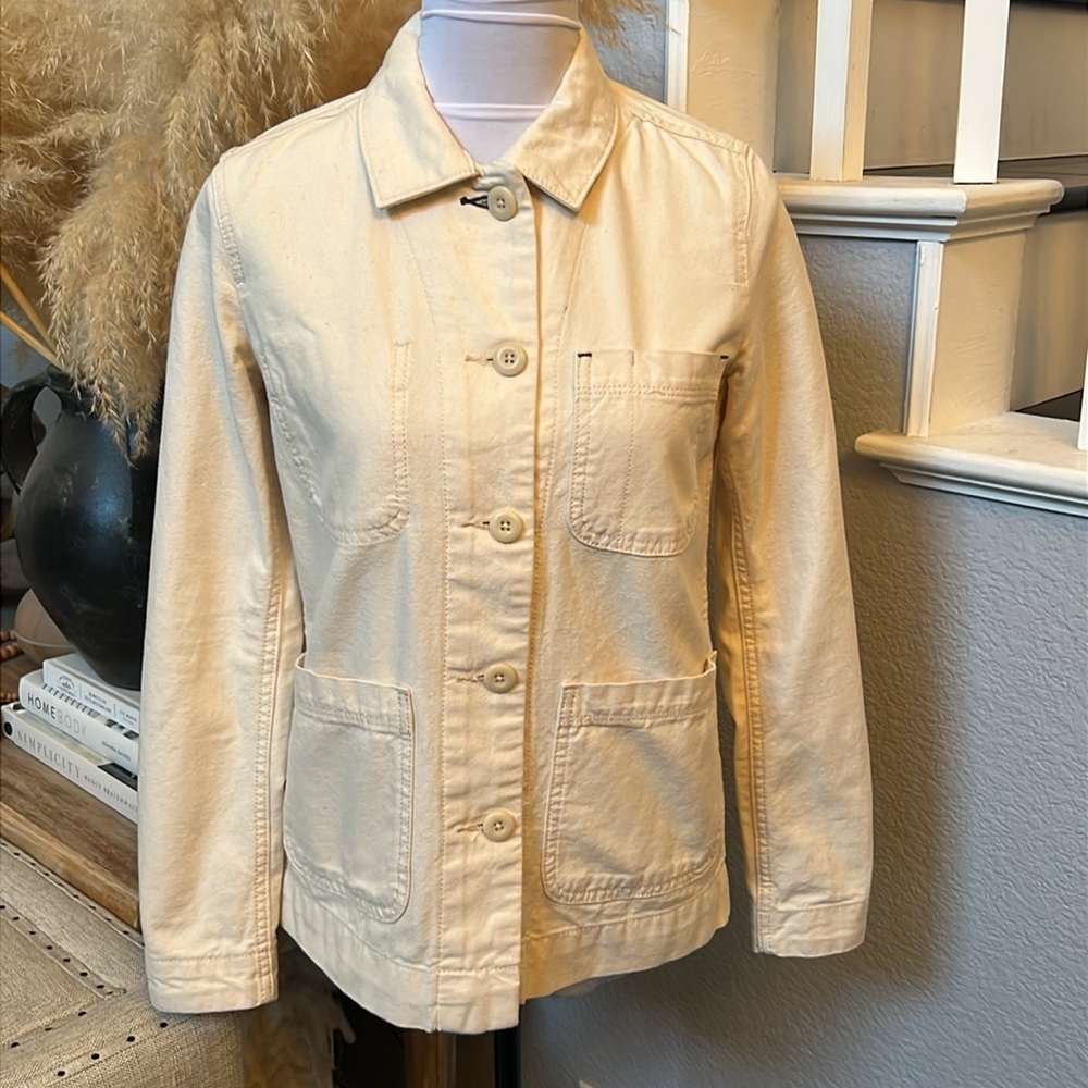 Everlane Denim Chore Jean Jacket Size XXS - Picture 2 of 10